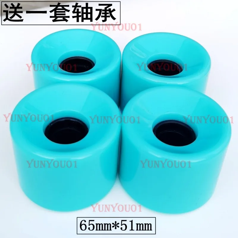 

Колесо для доски для серфинга на длинной доске Дорожное колесо 65 мм из искусственной кожи Амортизирующее бесшумное мягкое колесо