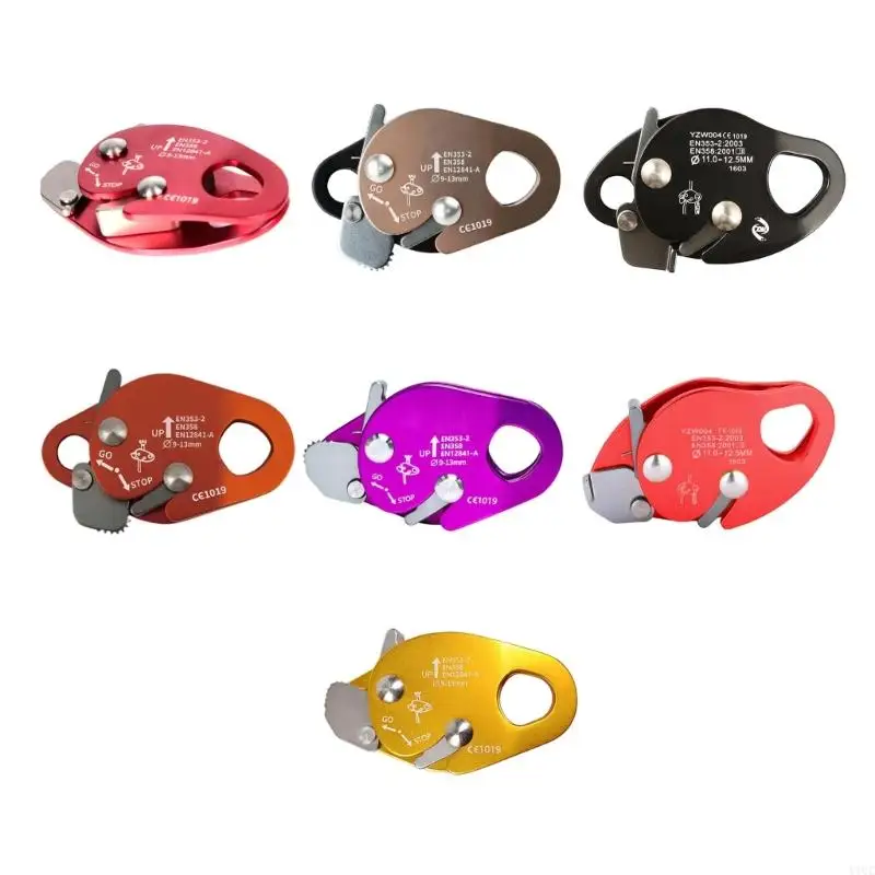 

652F Durability Antifall Rope Grab Tool ﻿Auto Locking Rope Tensioner Fall Arrest Clip for Enthusiasts and Worker