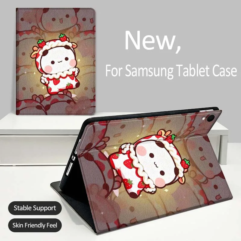 

Cartoon Cat Star Pattern For Samsung Galaxy Tab A A7 A8 A9 A11 S6 S11 Lite Plus 10.1 10.4 10.5 Inch 2022 2025 Tablet Case