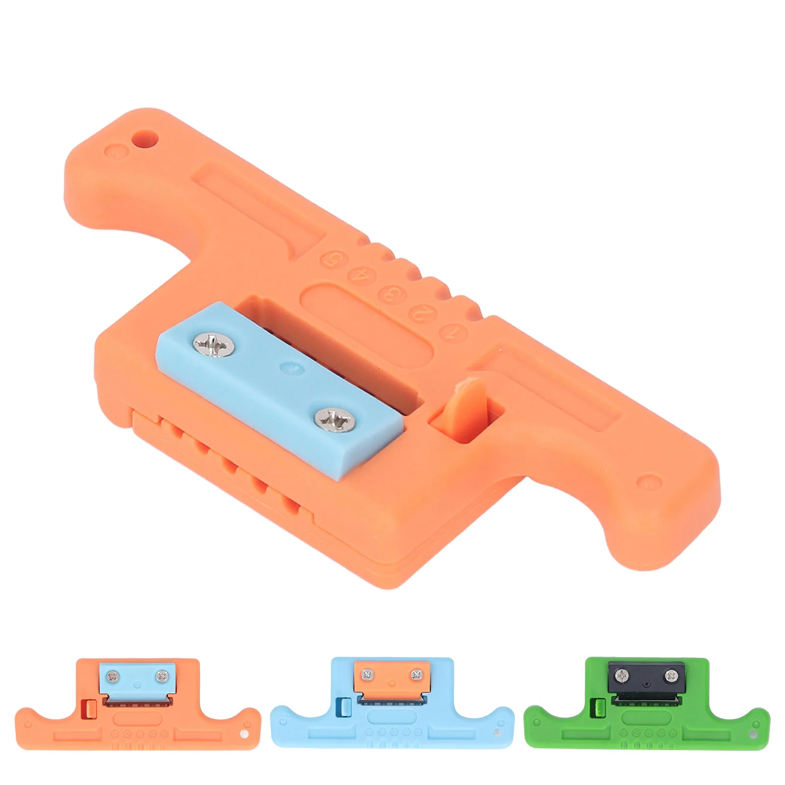 Descascador óptico de 5 fios, descascador de cabo de fita longitudinal 1.9-3.0mm, ferramenta de emenda de cabo, descascador óptico