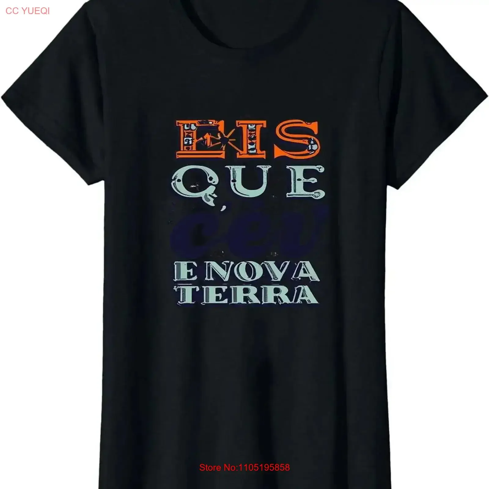 Eis Que Vi Cayu E Retro T-Shirt Schwarz Vintage Washed Unisex Soft Top für den Alltag Stilvoll Vielseitig Leicht lässig