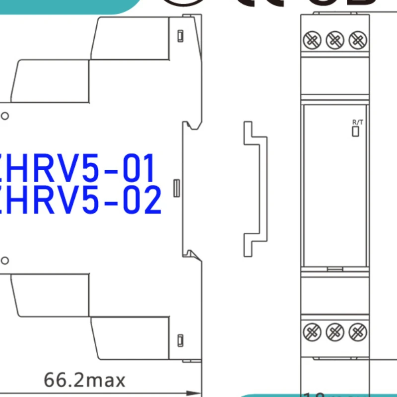 Реле управления напряжением ZHRV5-01/02 защищает Однофазное или электрическое оборудование постоянного тока от неправильного источника питания во избежание повреждений