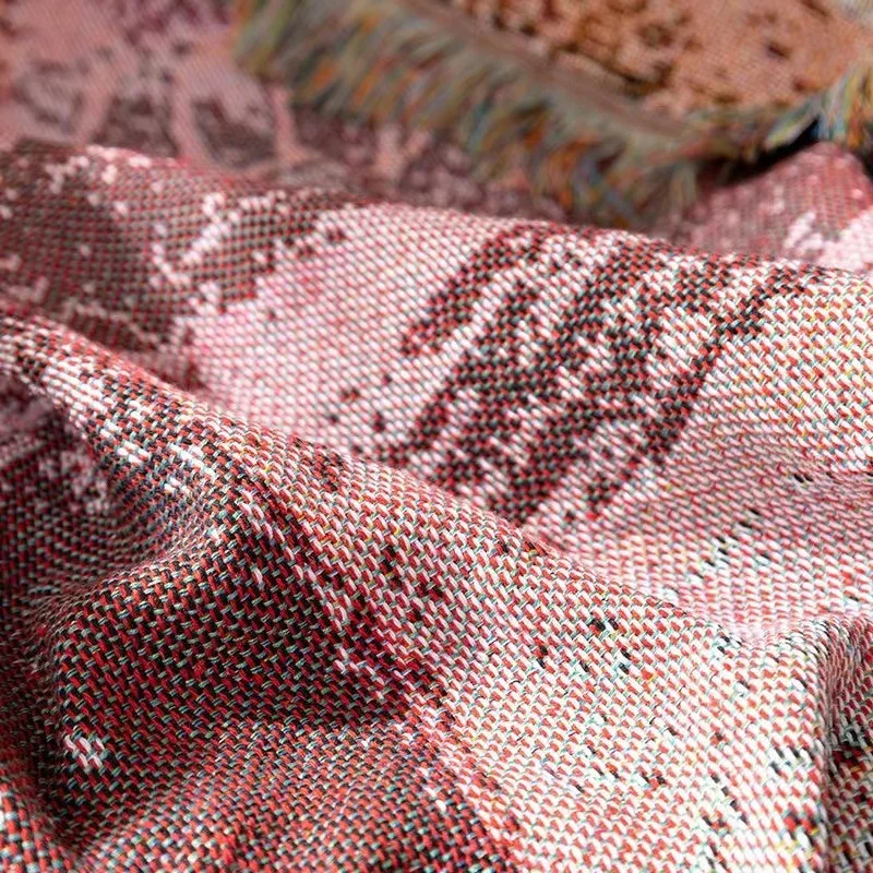 المنسوجات مدينة Ins الشفق الموضوع بطانية ديكور المنزل أريكة منشفة شخصية الجمالية نسيج 180x260 سنتيمتر