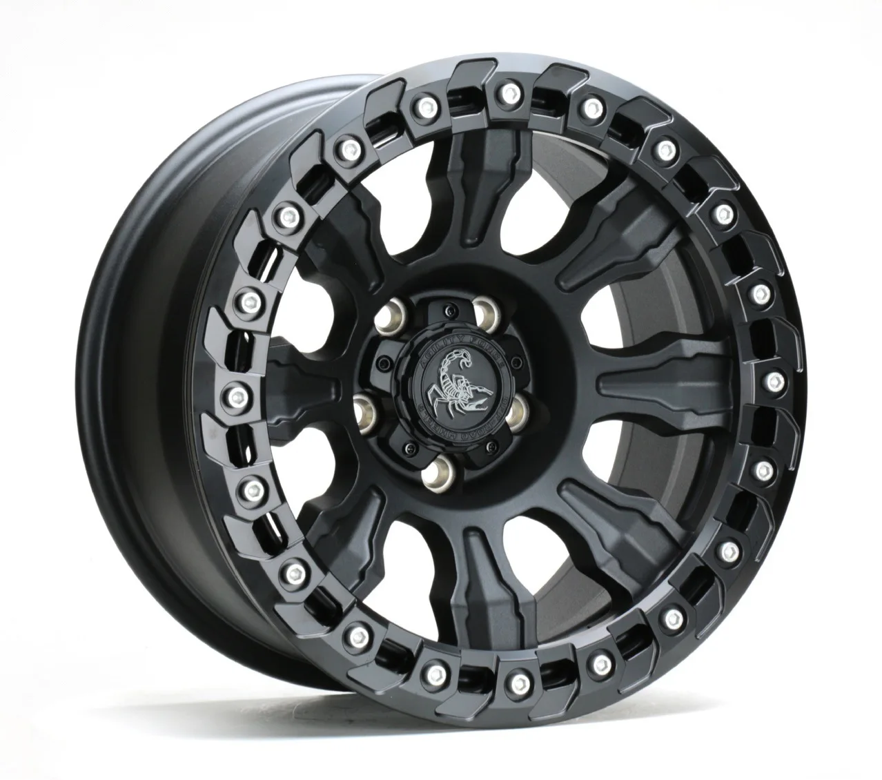 Forged Alloy Cross-Country Wheel Hub 8.5-9J Width 15/35mm ET Anti-Drop Chrome Finish Retrofit/Upgrade Modification