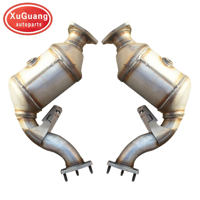 XG-AUTOPARTS Euro4 OBDII EPA Direct Fit Front Part Auto Part Three Way Catalytic Converter For Audi Q5 3.0t