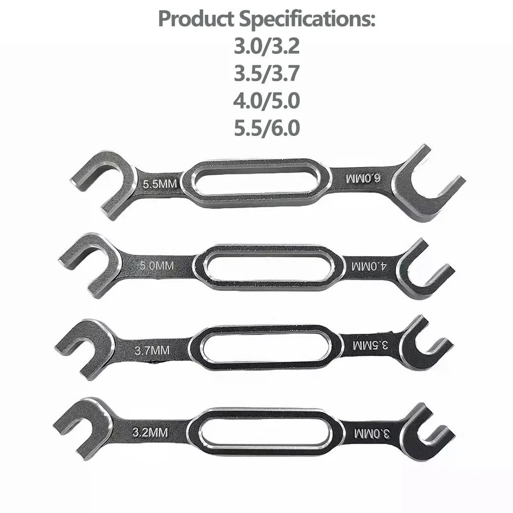 1PCS 4PCS Wrench 3/3.2/3.5/3.7/4/5/5.5/6mm Turnbuckle Nut Ball End Joint Remover Universal Tool For RC Car Drone Boat