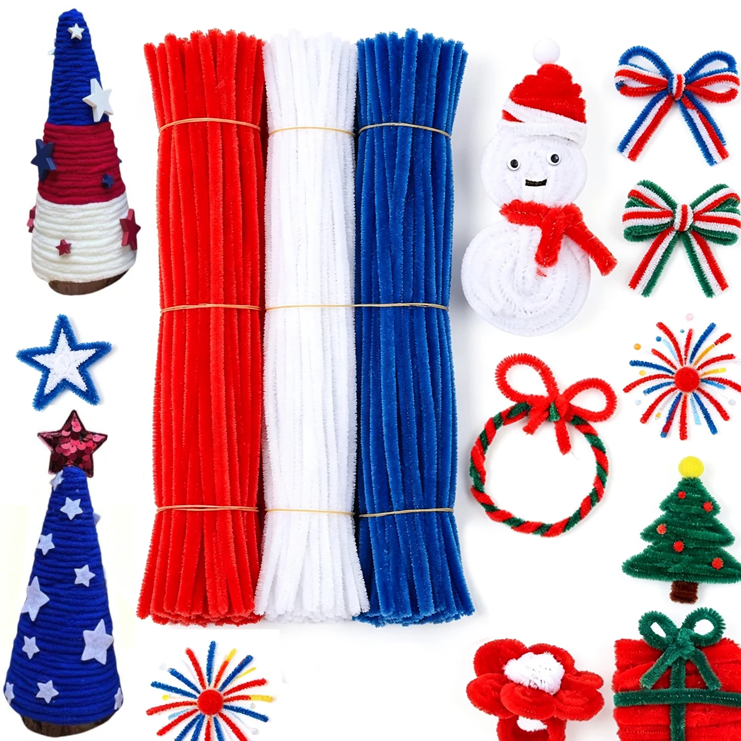 300pcs Pipe Cleaners Set With - Art Craft Video ulasan dan harga