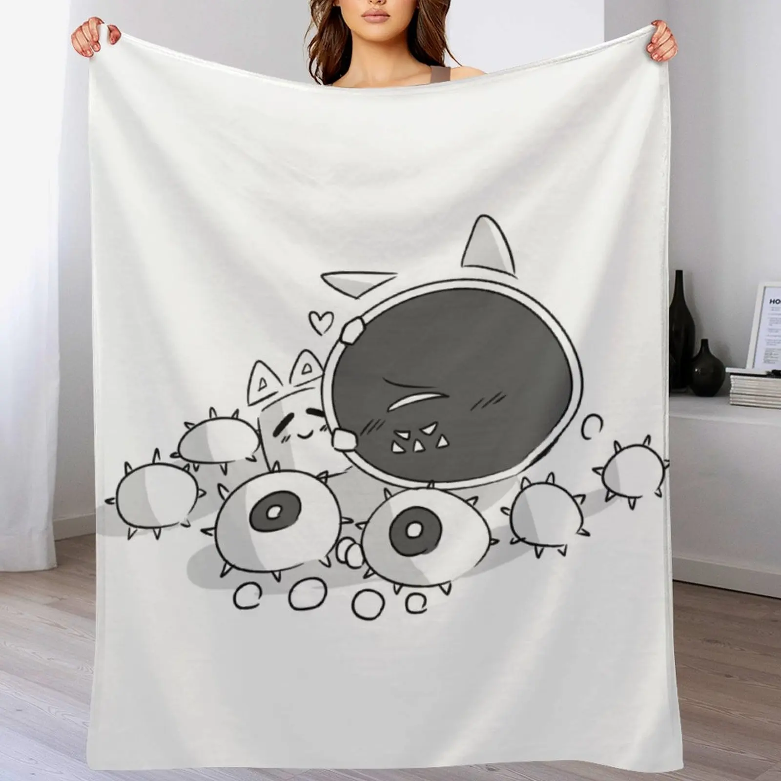 

Cube and Blixer Throw Blanket All Weather Soft Throw Blanket for Sofa