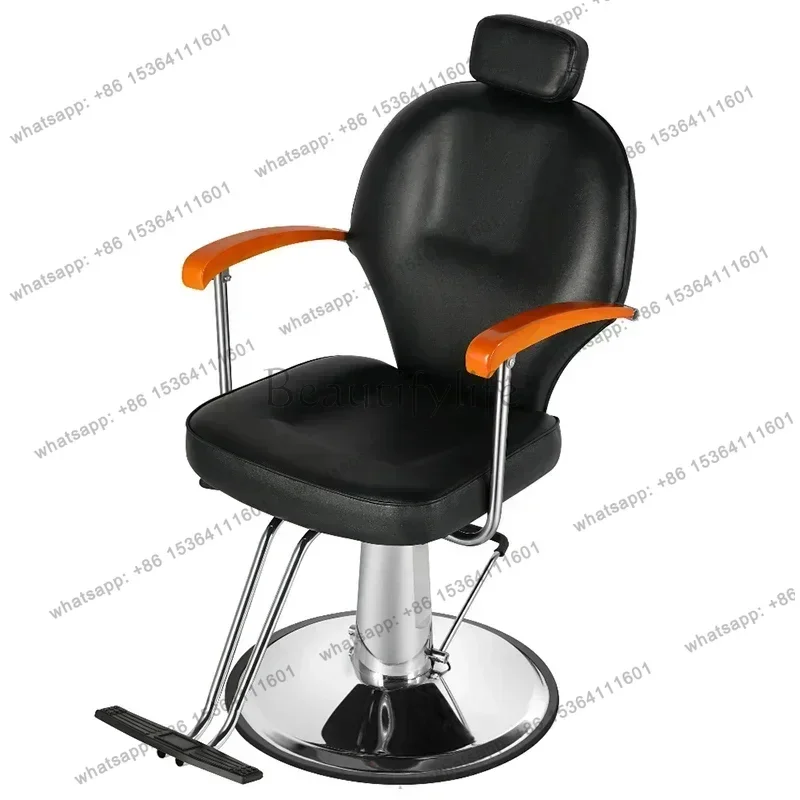 LSNordic Swivel Barber Chairs Modern Simple Tattoo Rolling Barber Chairs Hair Dyeing Comfort Salon Furniture Sillas Barbeiro FYB