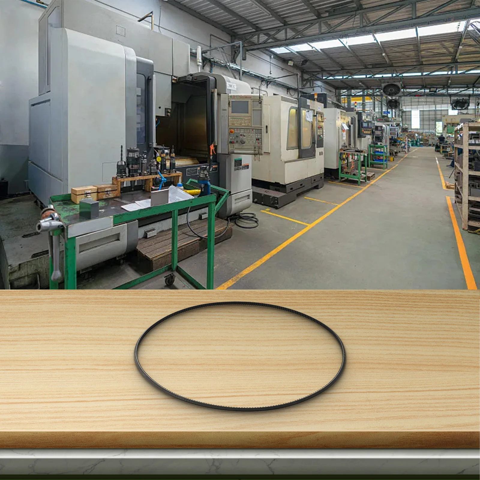 As Shown In The Picture Lathe Belt Cold Resistant Easy Installation Wear Resistance Elasticity Long Service Life