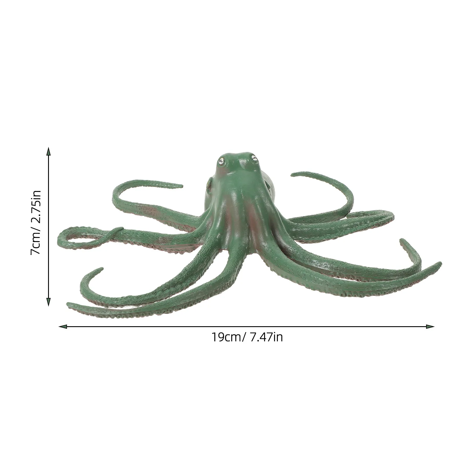 Squeaky Octopus Simulation Animal Soft Marine Figure Home Sensory Play Educational Ocean Learning Deep Sea Exploration Party