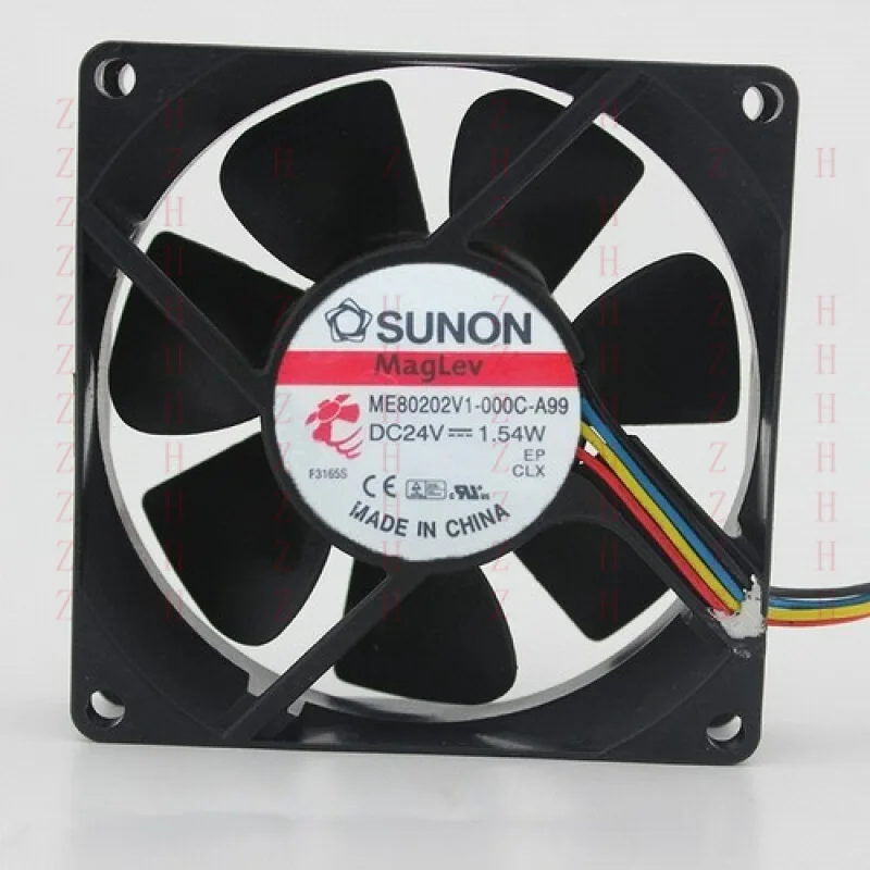 

XXZ для Sunon 8020 DC 24 В 1,54 Вт ME80202V1-000C-A99 инверторный вентилятор 8 см