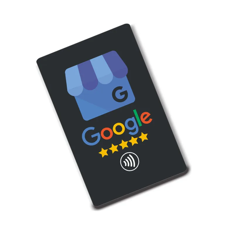 NFC Custom Printing Google Reviews NFC Cards for Android/iPhone Tap URL Writing Social Business Review Cards