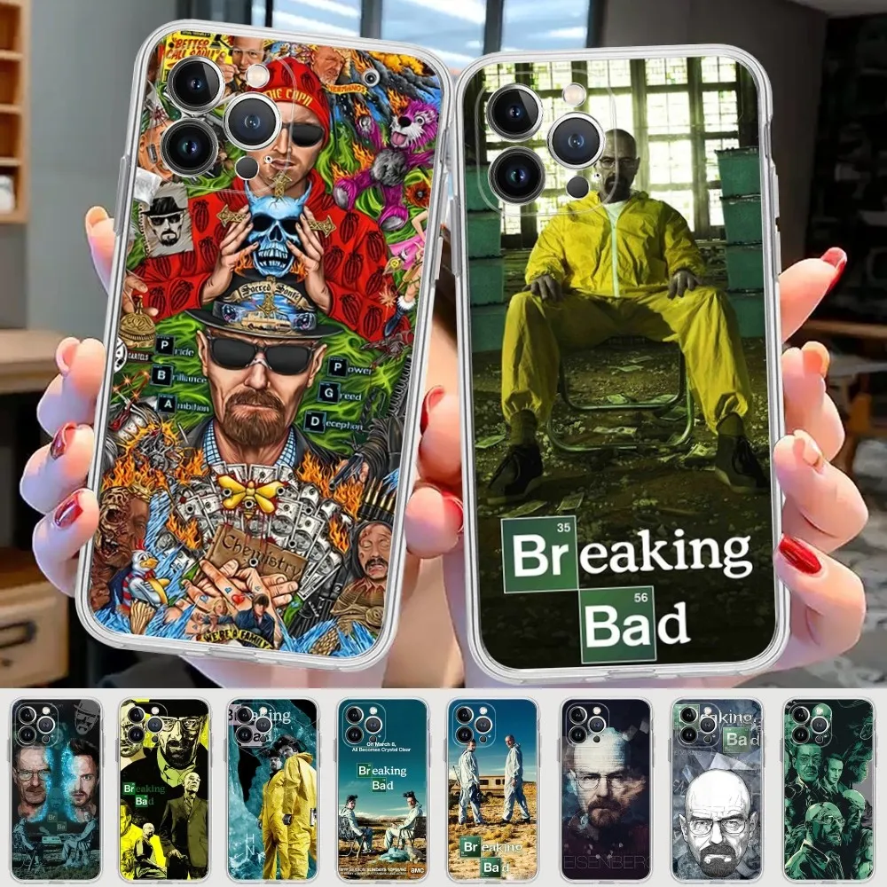 Breaking Bad Chemistry Walter White Phone Case For IPhone 15 8 7 6 6S Plus X SE 2020 XR XS 14 11 12 13 Mini Pro Max Mobile Case