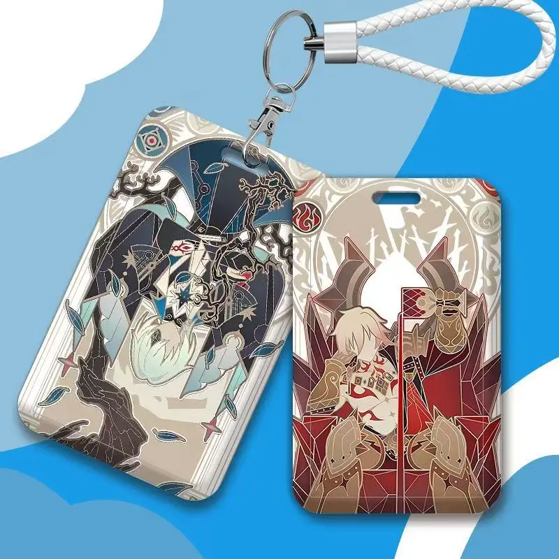 

Honkai:Star Rail Mydie Anaxa Printed Bus Cover Case Card Holder Business Retractable Credit Cards ID Holders Protective Sleeves