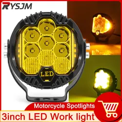 3inch Spotlights Automobile LED Sport Work Lamps Offroad 4X4 Vehicle Lights Driving Lamp Headlamp Yellow Truck Motorcycle Light