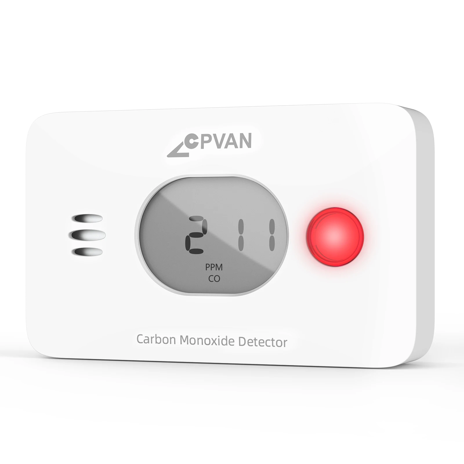 CPVAN Carbon Monoxide Detector with Temperature&Humidity, 10 year battery 85db CO Alarm for Home Security Protection CO Detector