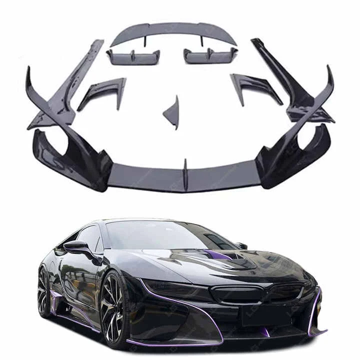 

Runde New Arrival Top Style Carbon Fiber Body Kit for BMW I8 With Front Lip Rear Diffuser Side Skirts Spoiler 2014-2020