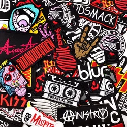 Bands Iron On Patches Apparel Sewing Fabric Handmade Appliques For Clothing Punk Rock Stickers Badges Parche