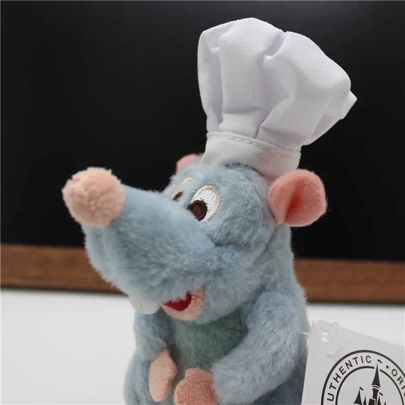 16ซม.Disney Ratatouille Chef Remyแม่เหล็กไหล่Plushของเล่นของขวัญRatatouille Kawaii Plush Stuffของเล่นสําหรับของขวัญวันเกิด