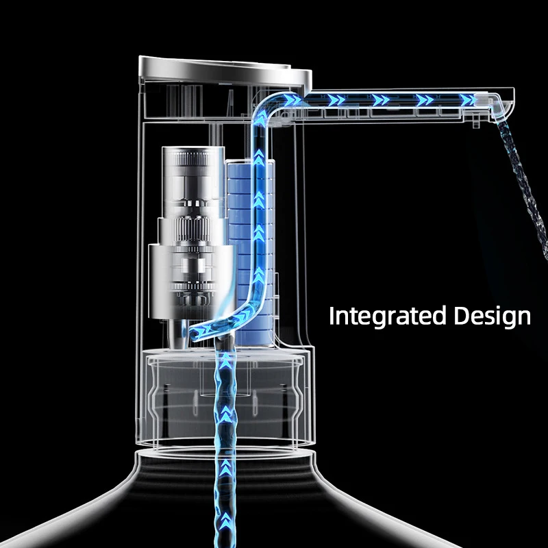 مضخة توزيع المياه المحمولة مضخة توزيع المياه الكهربائية تصميم متكامل قابل للطي مع مؤقت 4 سرعات مضخة مياه شحن USB