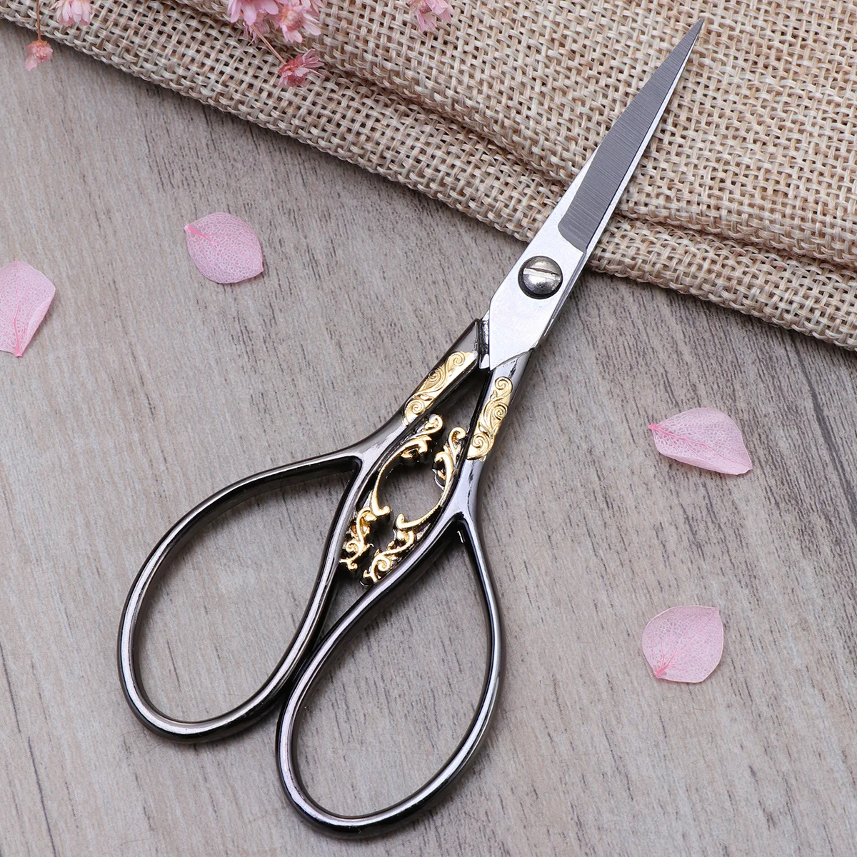 

Stainless Steel Precision Embroidery Scissors Small Size Sharp Pointed Blades For Sewing Craft Art Work Vintage Style