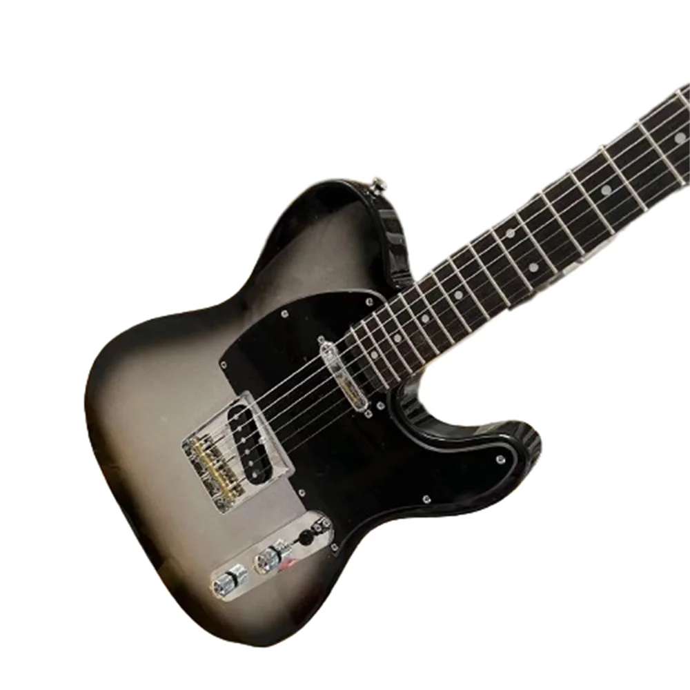 

Black gray electric guitar 21 Fret guitar