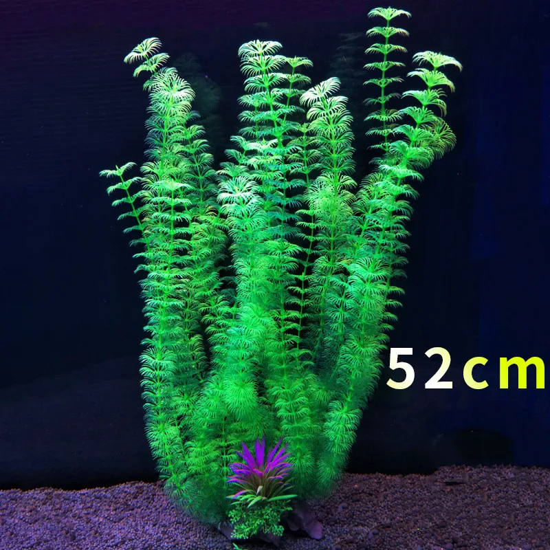 52 سم خزان الأسماك الاصطناعي نبات خزان الأسماك المناظر الطبيعية النباتات المائية زراعة حوض السمك الملحقات #2