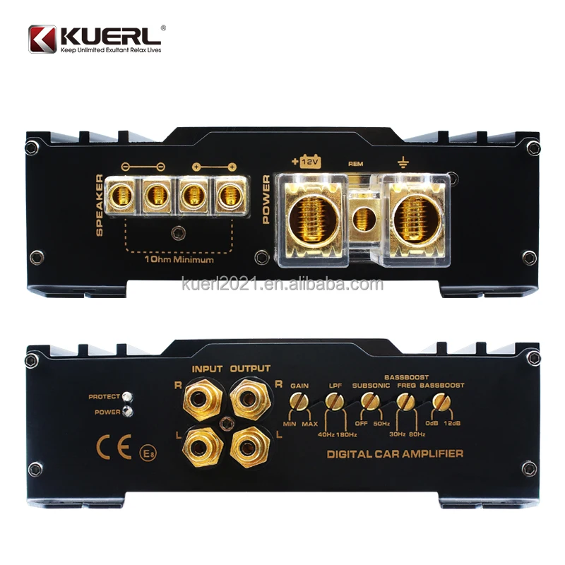 600W Car Audio Modification D-class High-power Single Channel Single Channel Digital Car Amplifier