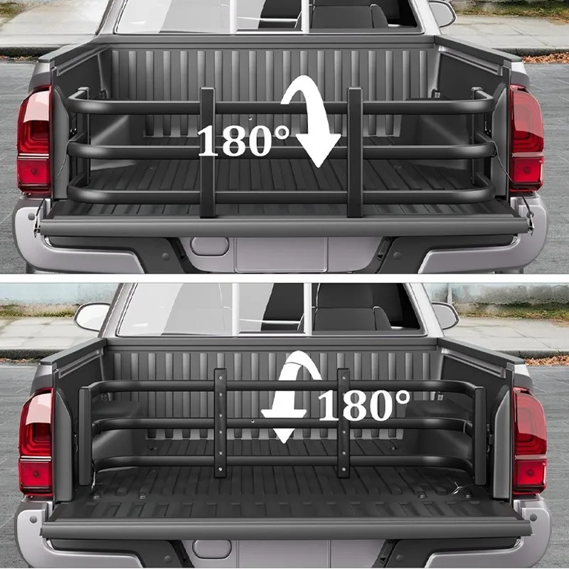 Universal Tailgate Extension Truck Bed Extender Aluminum Alloy Pickup Tailgate Expansion Rack Pickups Exterior Accessories