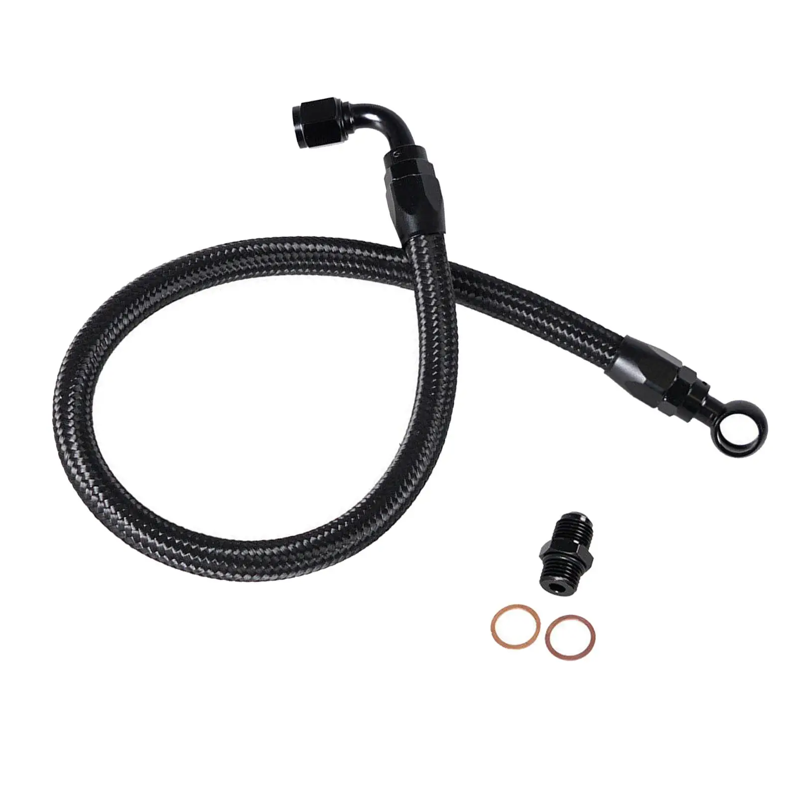 Braided Fuel Line for B D Series D15 D16 B16B,B16A,B18C,D16 Black Easy to