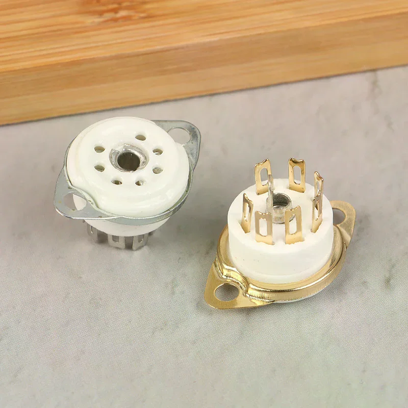2pc 7pin B7g Ceramic Vacuum Tube Socket Valve Base for 6z4/eaa91/ec92, Etc. Vintage Audio Amplifier Diy Chassis Mount