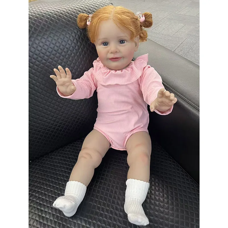 66cm リボーンドール 幼児 女の子 ゾーイ 根付いた髪 26インチ コットンボディ 高品質 手描き人形