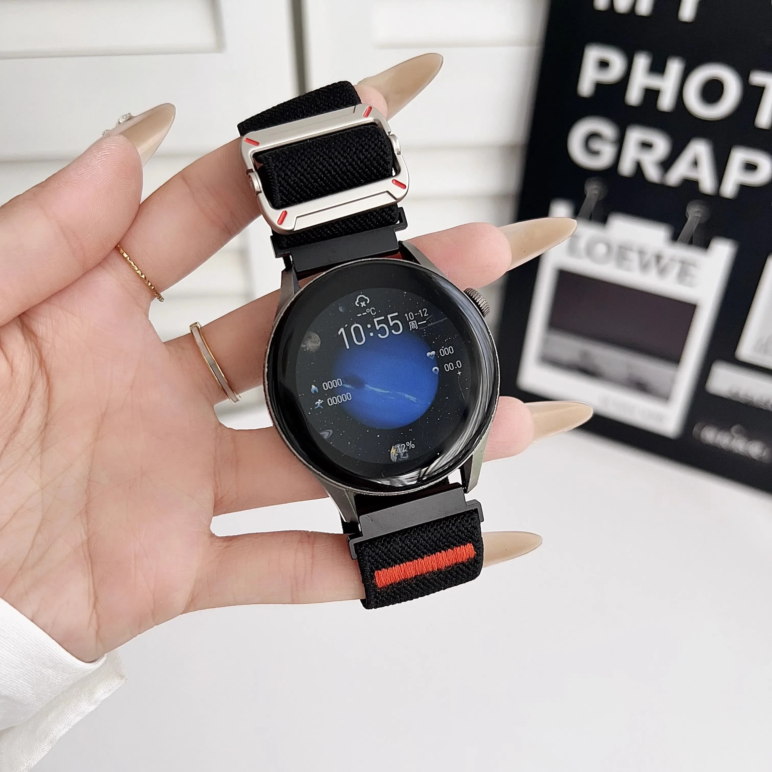 22 mm elastisches Nylonband für Xiaomi Watch 2 Pro S4 S3 S2 S1 Pro Active geflochtenes Uhrenarmband für Mi Watch Color Miwatch Color 2 – Detail 21