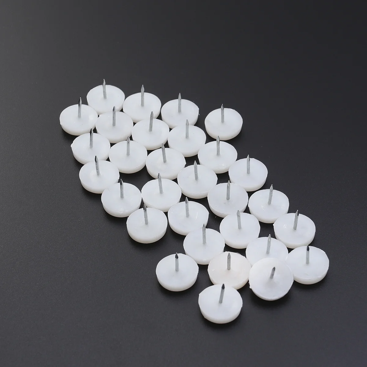 

50pcs 6X22Mm Sofa Foot Caps Iron Plastic Height Extender For Furniture Durable Decorative Tacks Base Pads Replacement