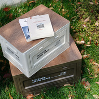 Storage Box Foldable, Outdoor Portable Storage Box, Large Waterproof Storage Box