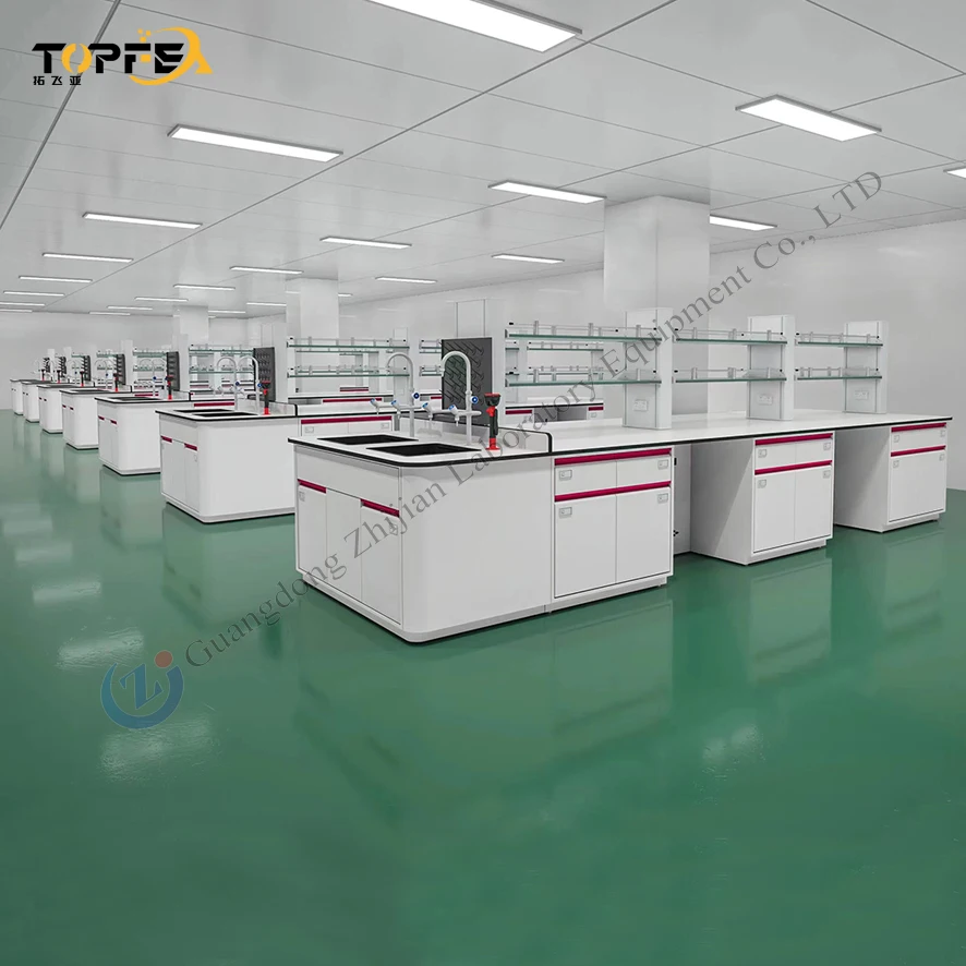 5 Meters Length Island Table Laboratory Lab Workbench
