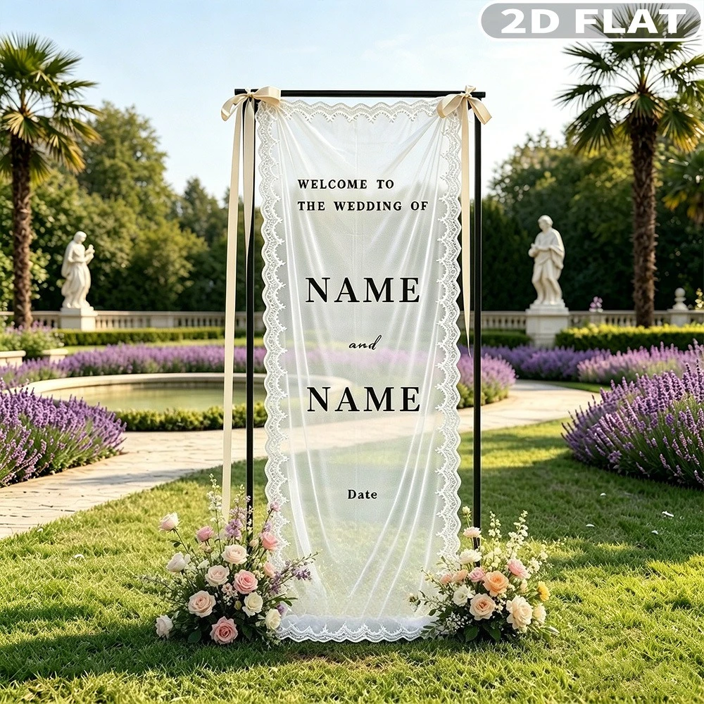 2D FLAT 1pc Custom Name Sheer  - Photography Prompt recension och pris