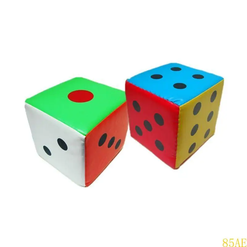 

12/20cm Colorful Sponge PU Dice Gaming Dice Six-Sided Game Props Party Holiday Funny Supplies Indoor Outdoor Game Dice