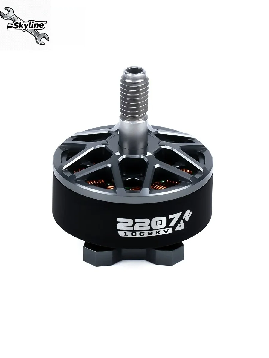 AE2207 V2 Brushless Motor, FPV Racing Drone 5 Inch Model Aircraft Motor for Freestyle Quad