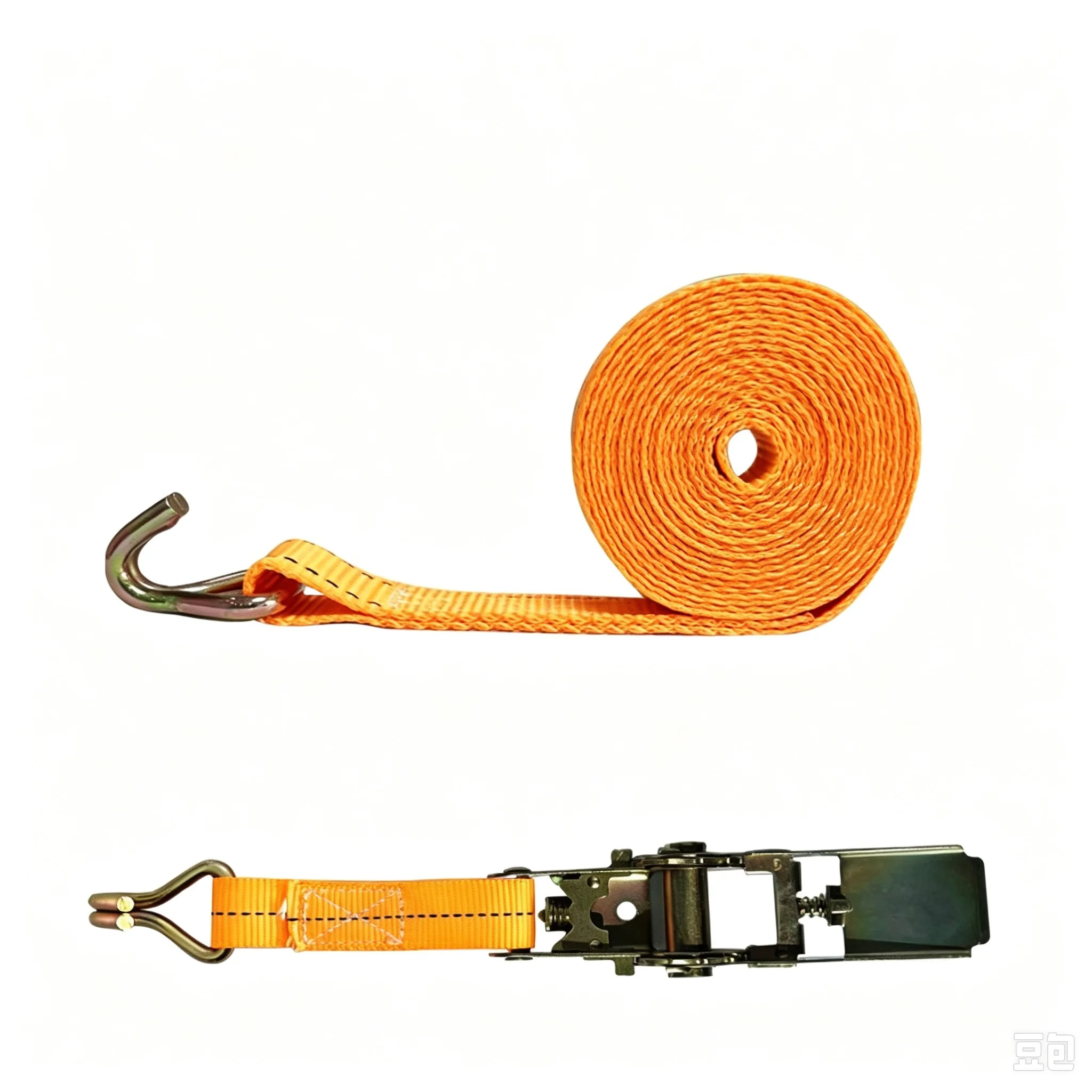 Truck Binding Belt Tensioner Small Ratchet Tensioner Self-Locking Cargo Packaging And Fixing Aircraft Belt Thickening with Hooks
