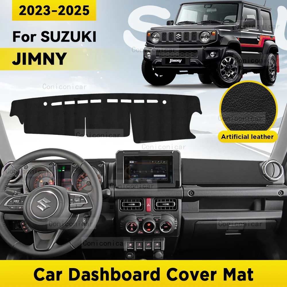 

Dashboard Cover Mat Protective Pad For SUZUKI JIMNY 2023-2025 Car Accessories Dash Board Sunshade Anti-UV Carpet Dashmat