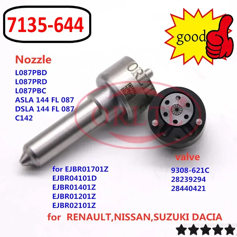 

Ремкомплекты форсунок EJBR02101Z, EJBR01701Z, L087PBD, 9308-621C, 7135-644 для EJBR04101D, EJBR01401Z, EJBR01201Z