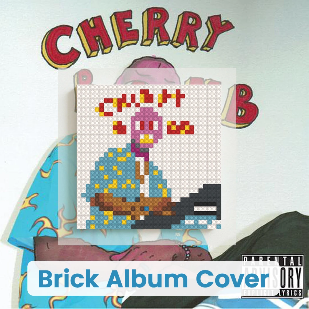 

T-Tyler, The CreatorS Rap Star Album Building Brick Mosaic Art Poster DIY Wall Decor For Music Collectors