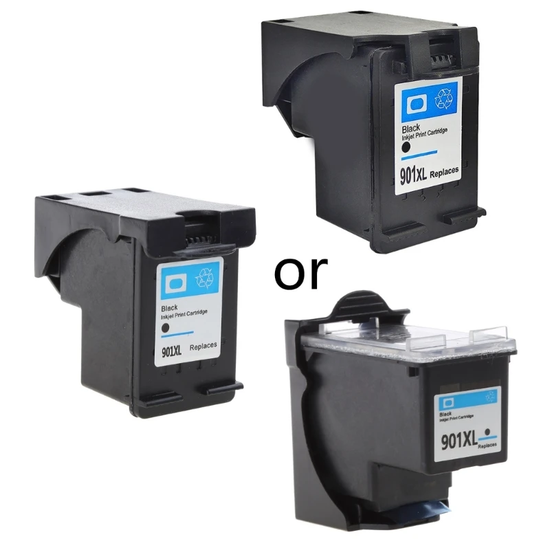 DN59 901XL Black, Tri-Color Ink Cartridges Works with Officejet4500 J4500 J4540 J4550 J4580 J4640 4680 Printer