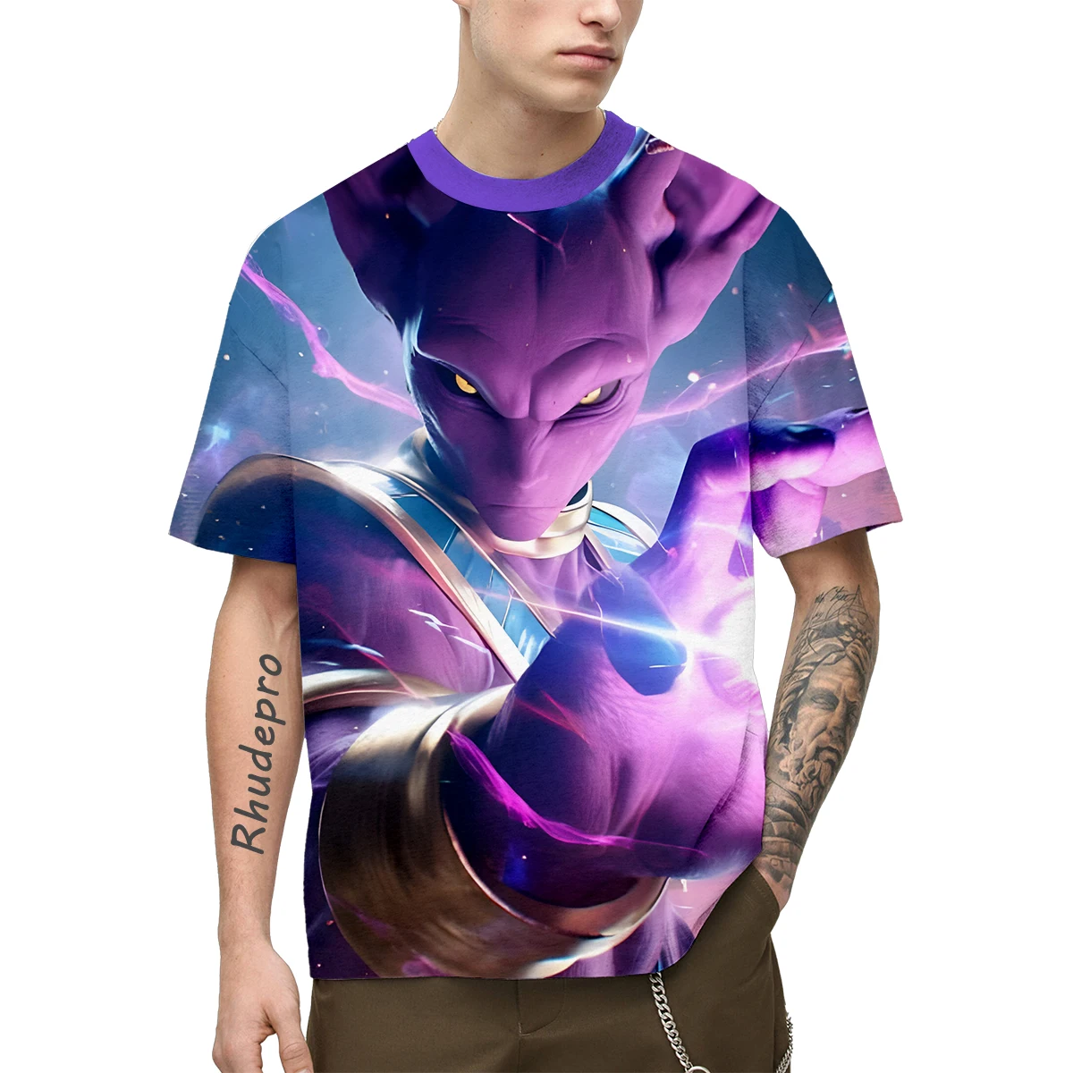 Camiseta de Anime japonés de Dragon Ball Z para hombre y niño, ropa de calle de gran tamaño con estampado 3D de Goku, para verano, 2024