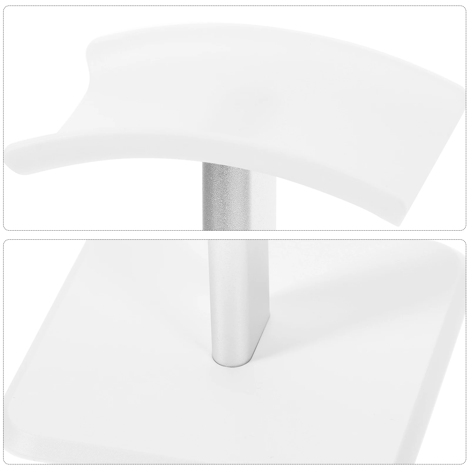 

Headphone St Storage Holder Aluminum Alloy ABS Gaming Desk Bracket Anti Slip Pad Stable Tabletop Prevent Damaged Deformed