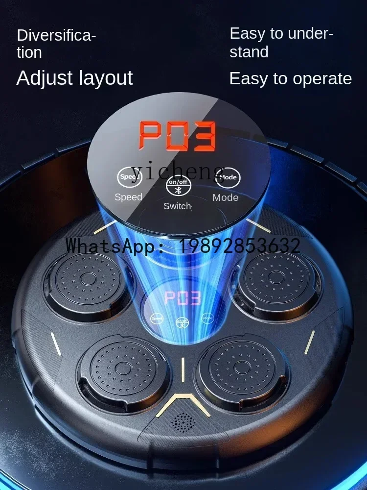 b20  Intelligent Music Boxing Machine Sanda Training Reaction Trainer Wall Target Children Adult Home Use Fight Electronic