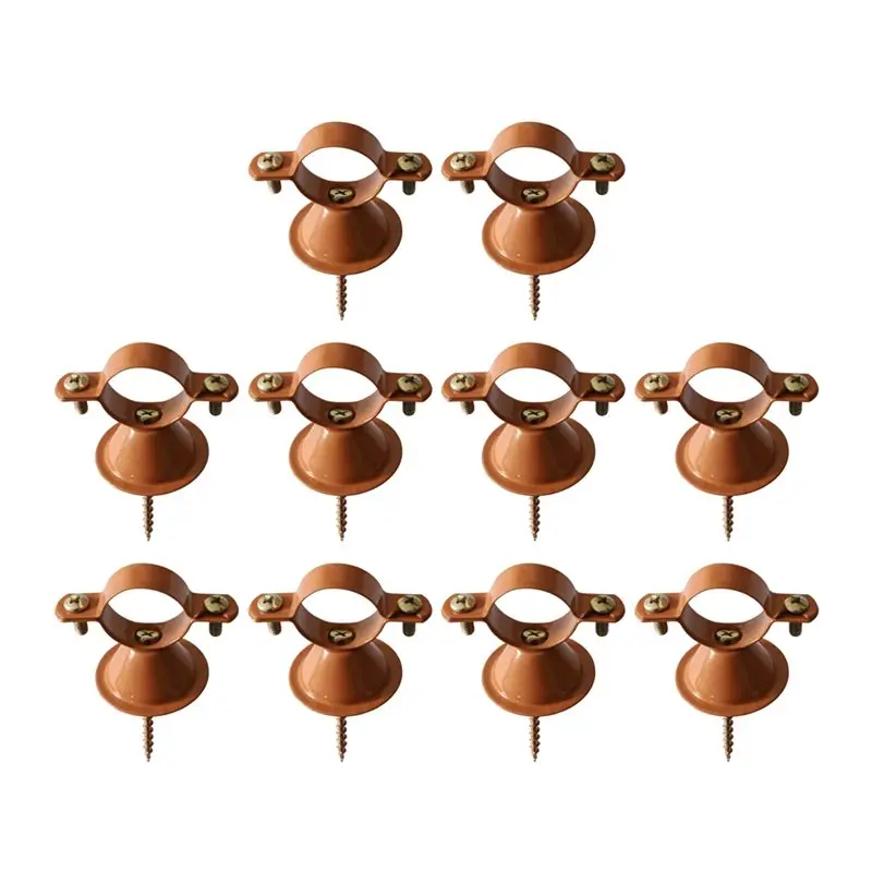 Y43A-For Business Projector And Camera Dryer 10Pcs Bell-Shaped Mounting Bracket Wall Mount Racks For 1