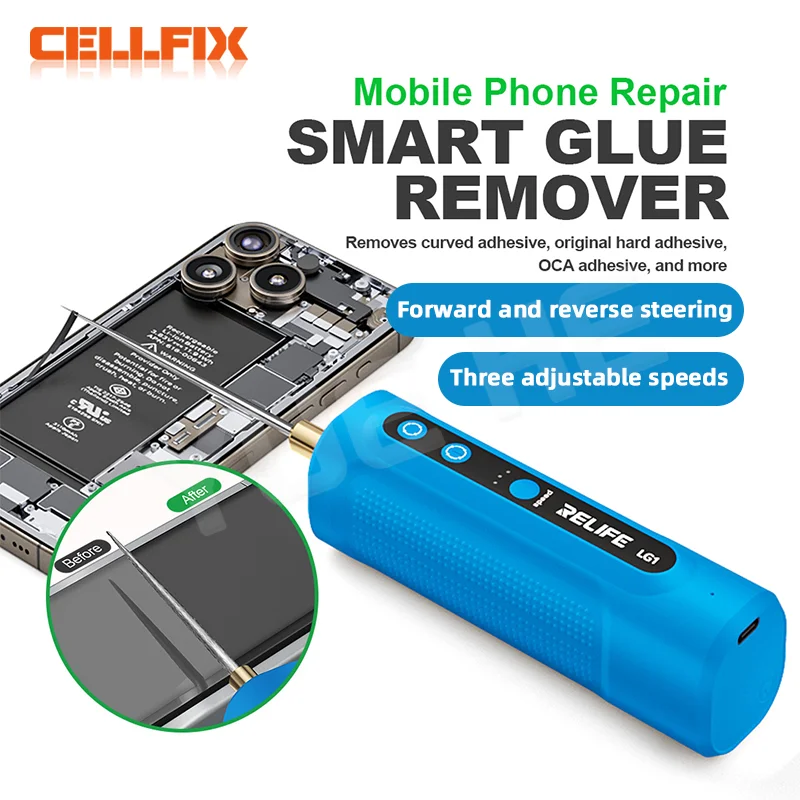 

RELIFE LG1 Intelligent Degumming Machine Gear Glue Remover OCA Glue Screen Remover for Mobile Phone Repair Tool